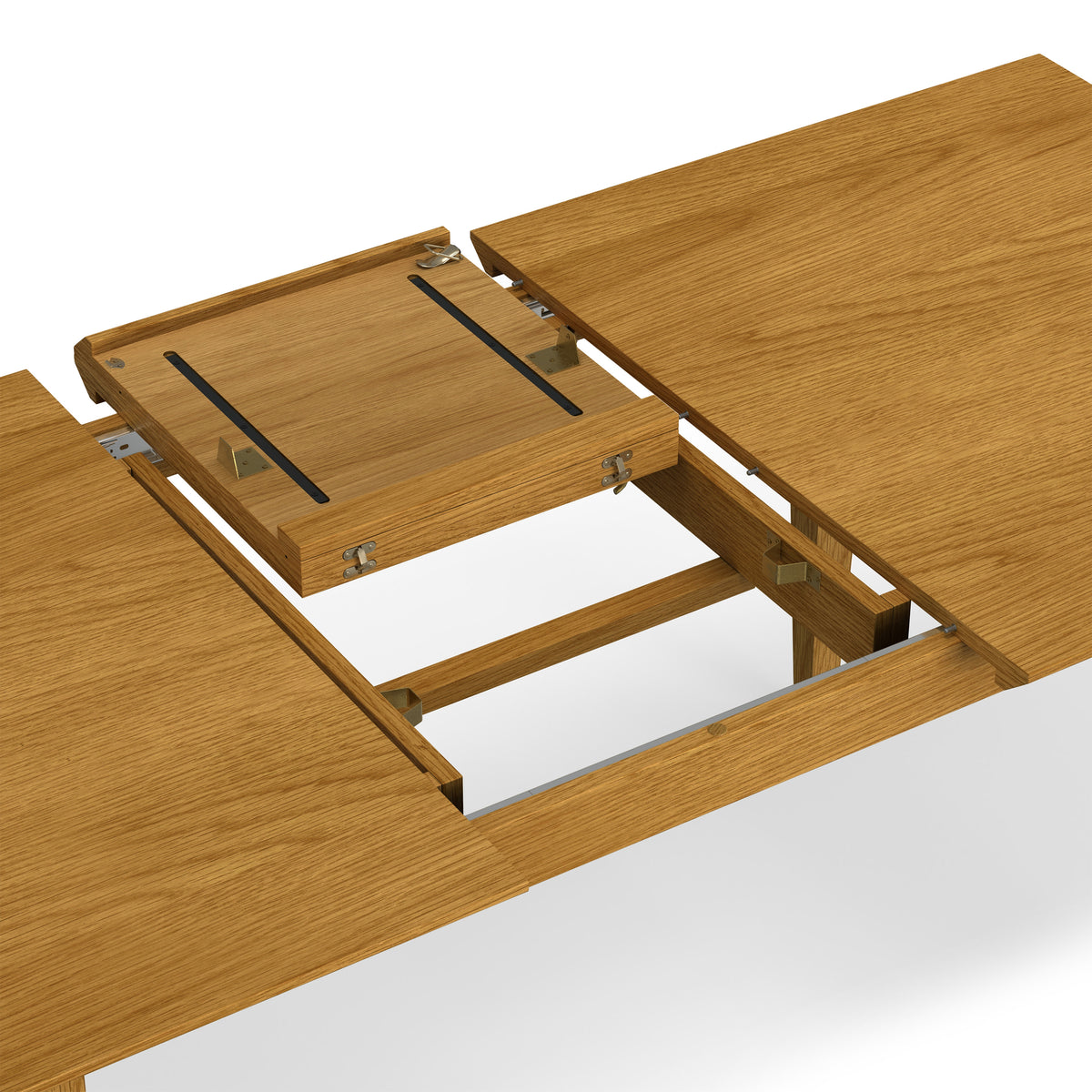 Oak Veneer Oak | Colby Extendable Dining Table in Oak