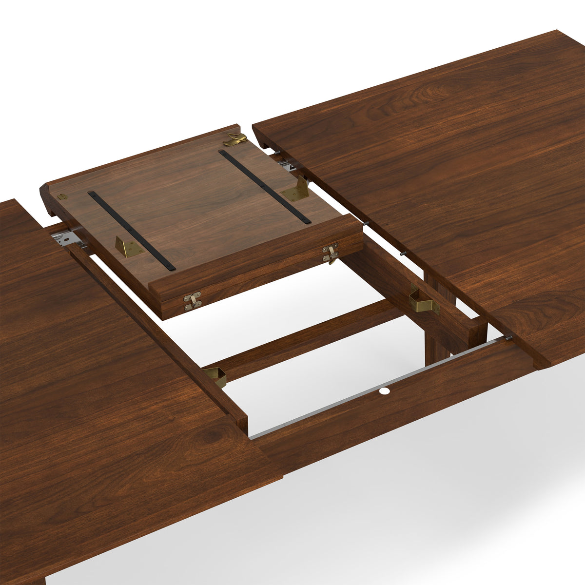 Walnut Walnut | Colby Extendable Dining Table in Walnut