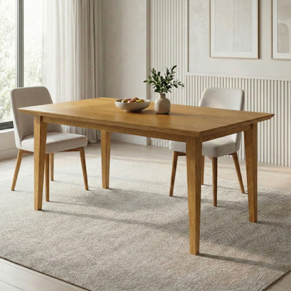 Oak Veneer Oak | Colby Rectangle Dining Table
