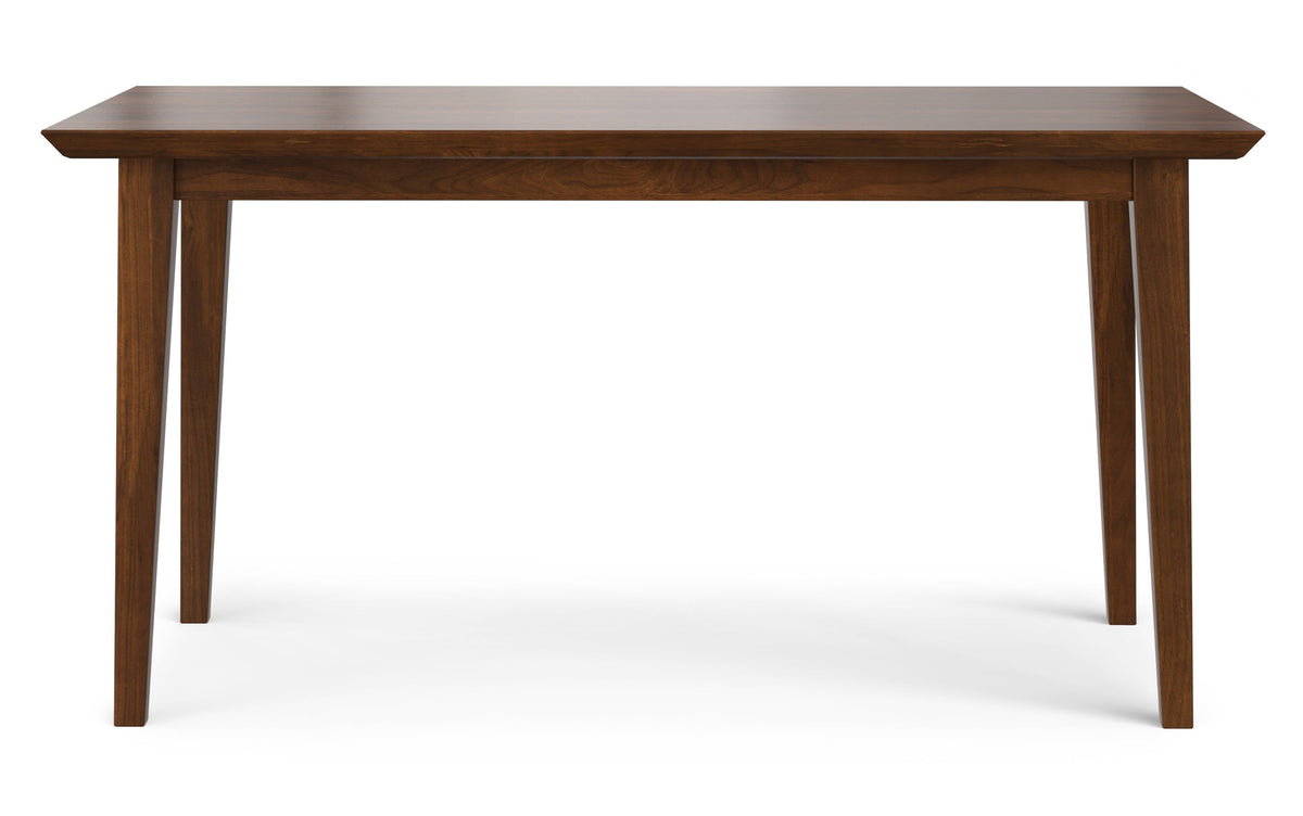 Black/Walnut Vegan Leather | Mavis / Colby 7 Pc Dining Set