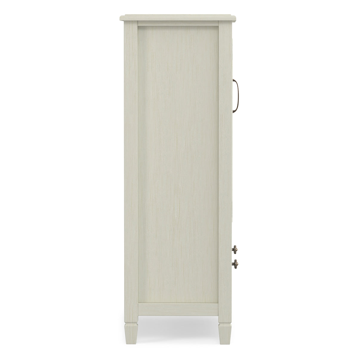 Antique White Solid Wood - Pine | Connaught Tall Storage Cabinet