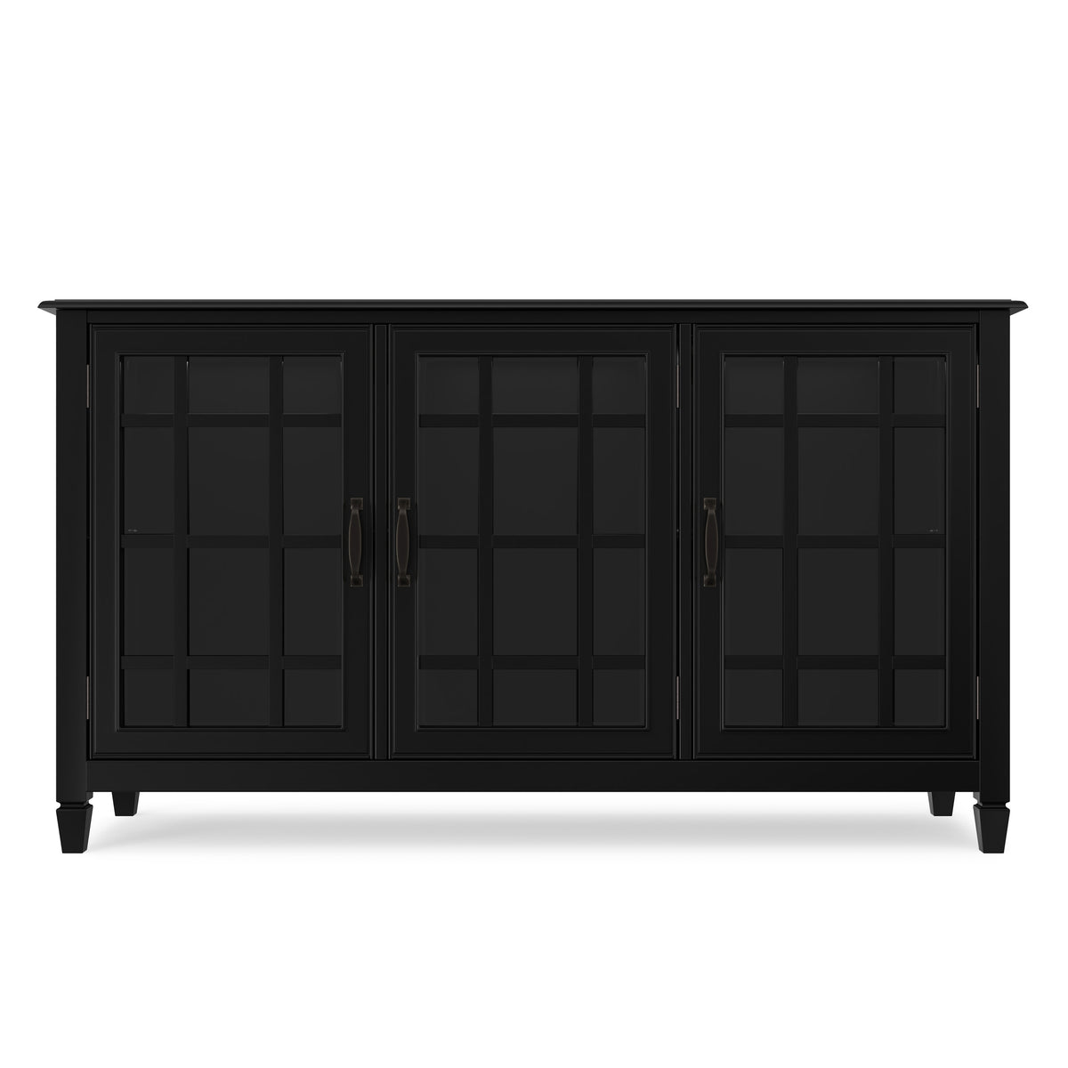 Black | Connaught Wide Storage Cabinet