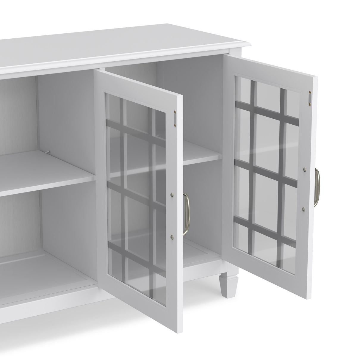 White | Connaught Wide Storage Cabinet