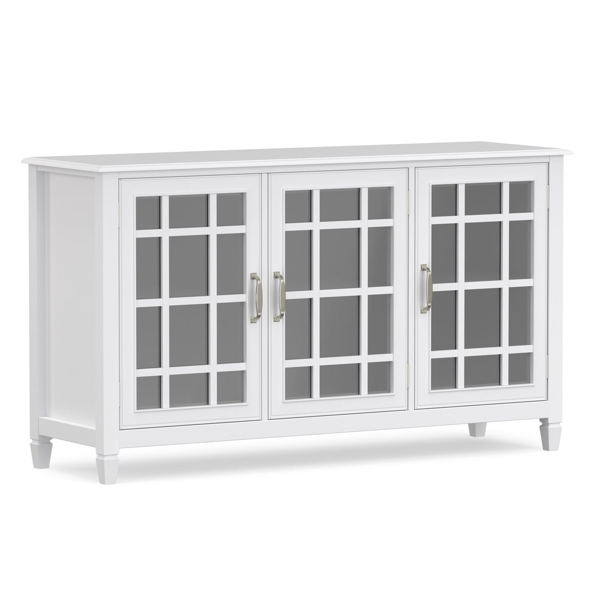 White | Connaught Wide Storage Cabinet