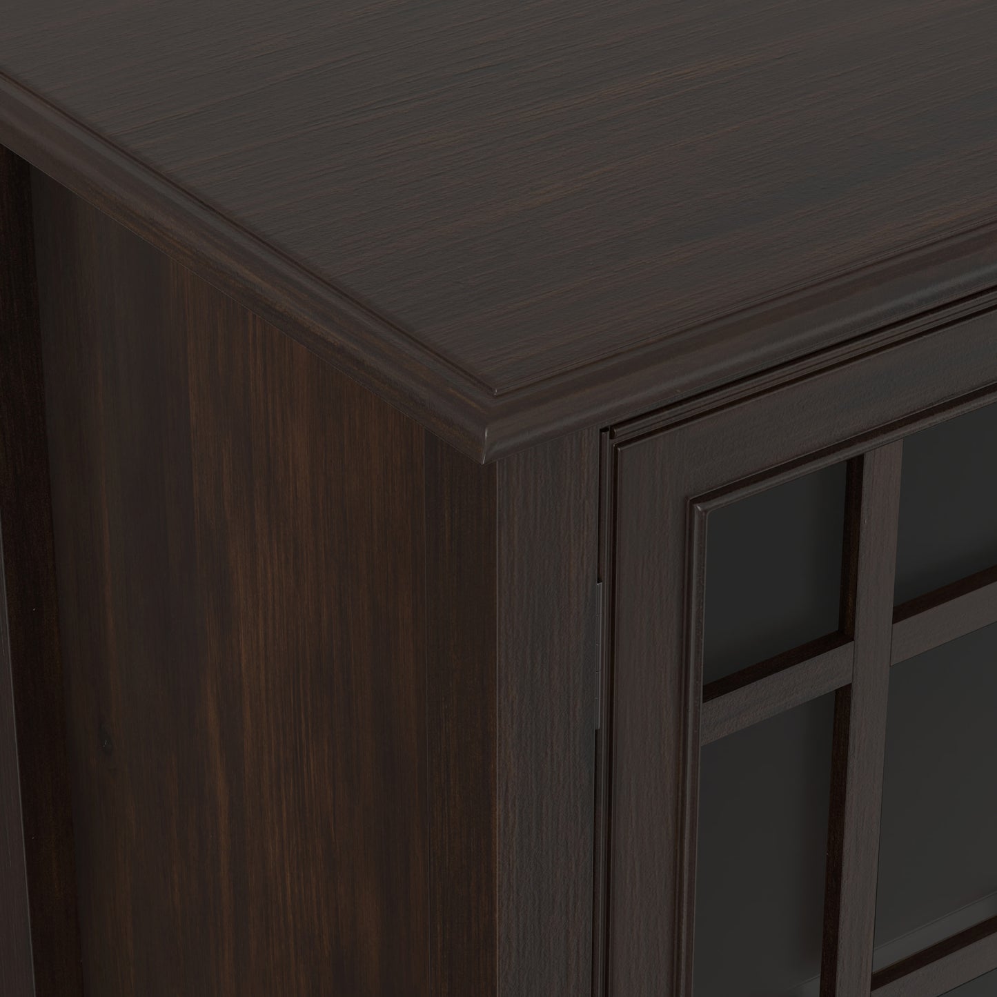 Dark Chestnut Brown | Connaught Wide Storage Cabinet