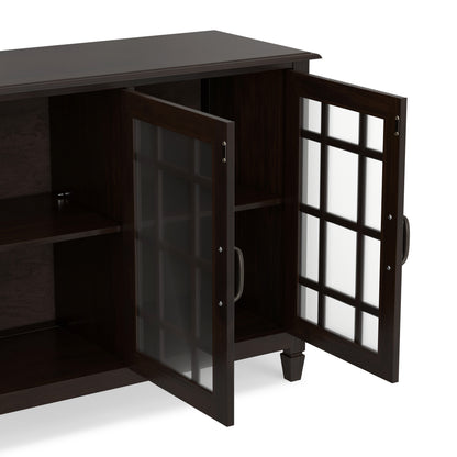 Dark Chestnut Brown | Connaught Wide Storage Cabinet
