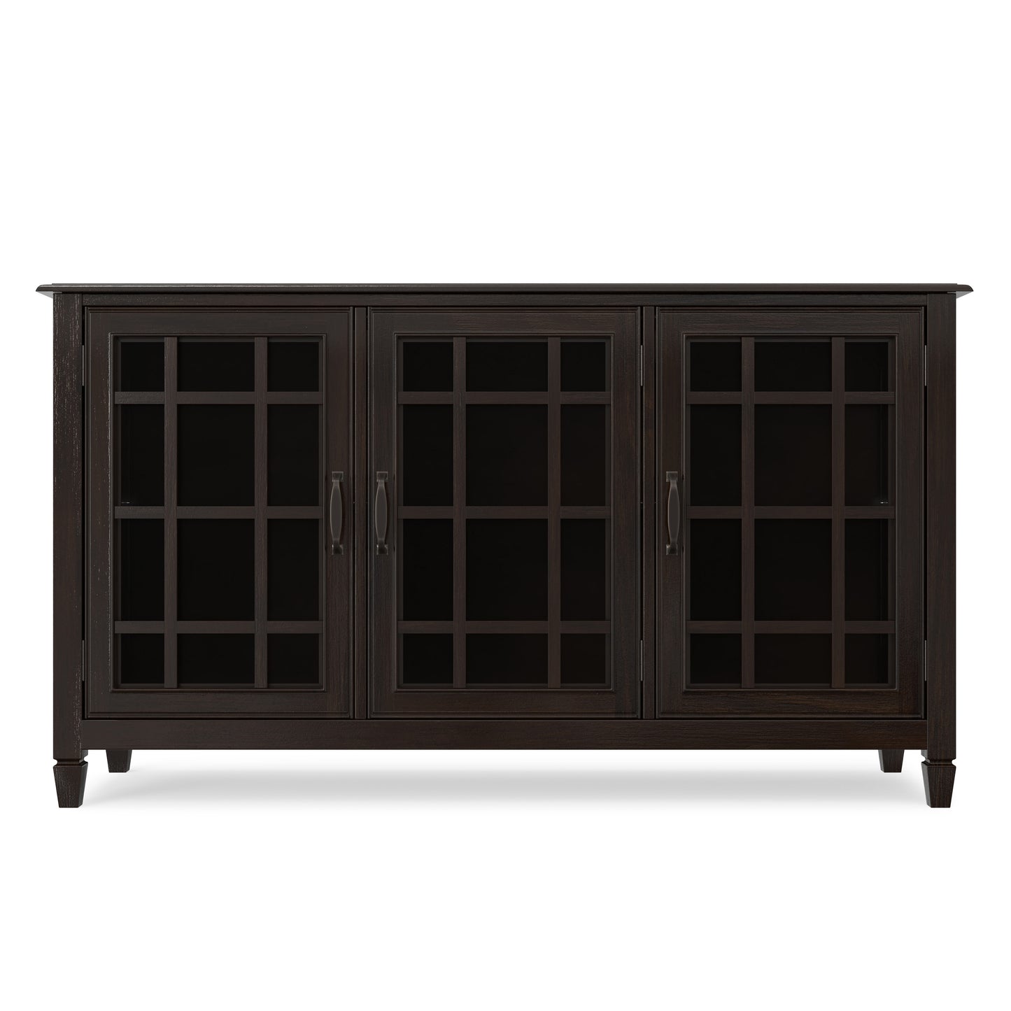 Dark Chestnut Brown | Connaught Wide Storage Cabinet