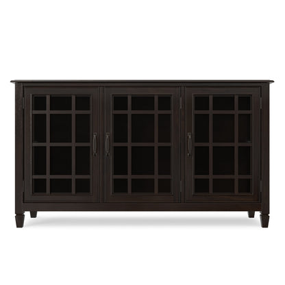 Dark Chestnut Brown | Connaught Wide Storage Cabinet