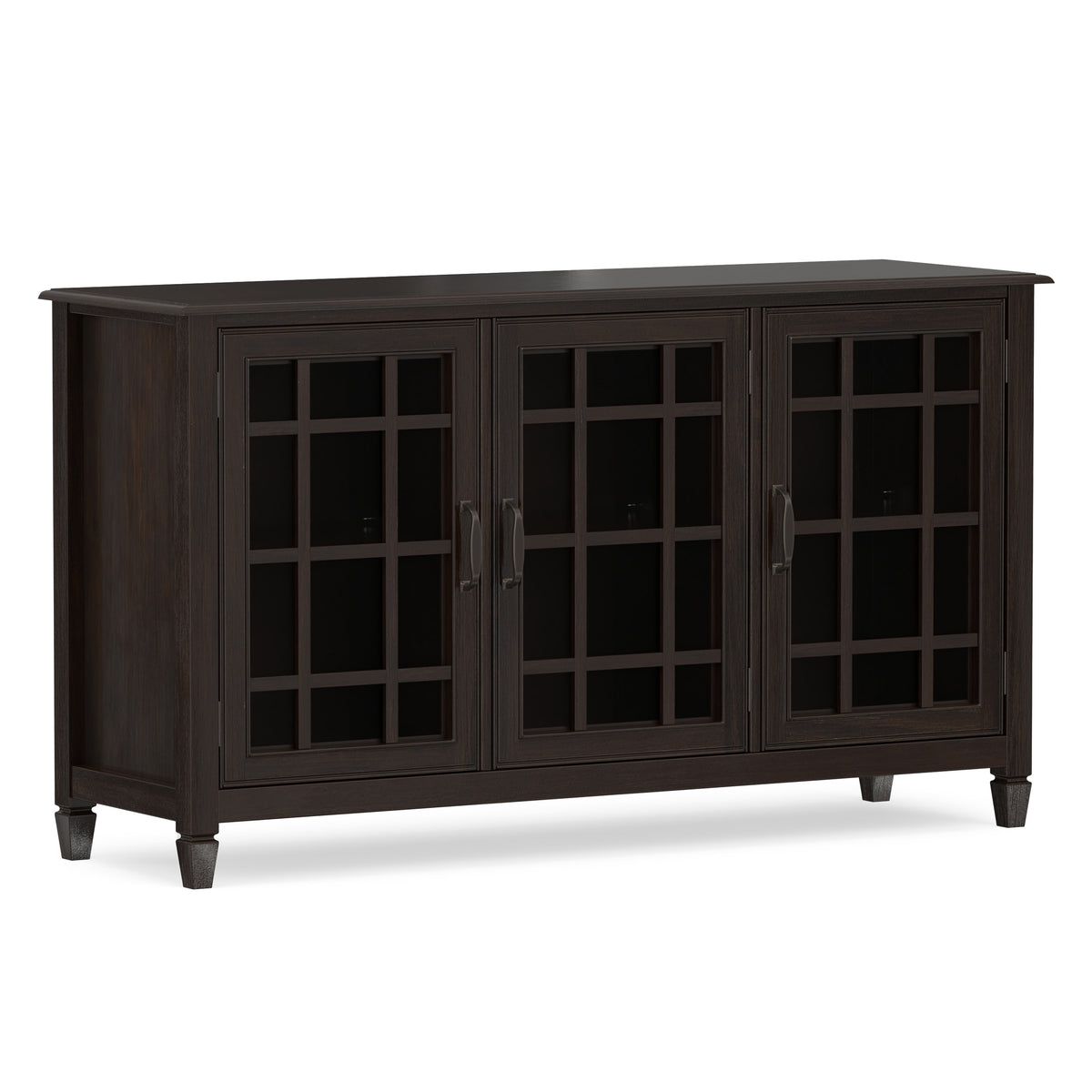 Dark Chestnut Brown | Connaught Wide Storage Cabinet