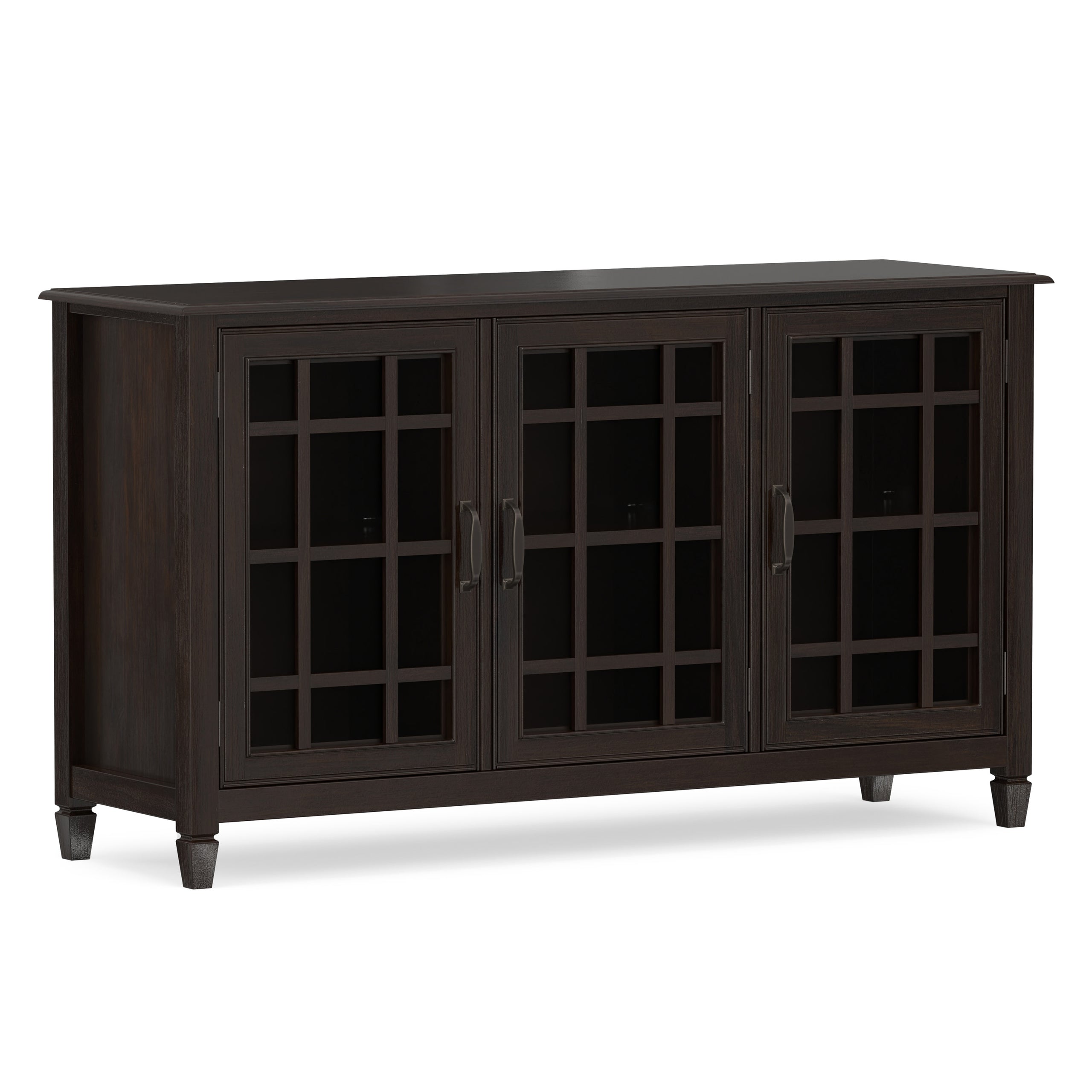 Dark Chestnut Brown | Connaught Wide Storage Cabinet