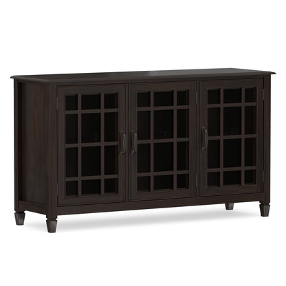 Dark Chestnut Brown | Connaught Wide Storage Cabinet