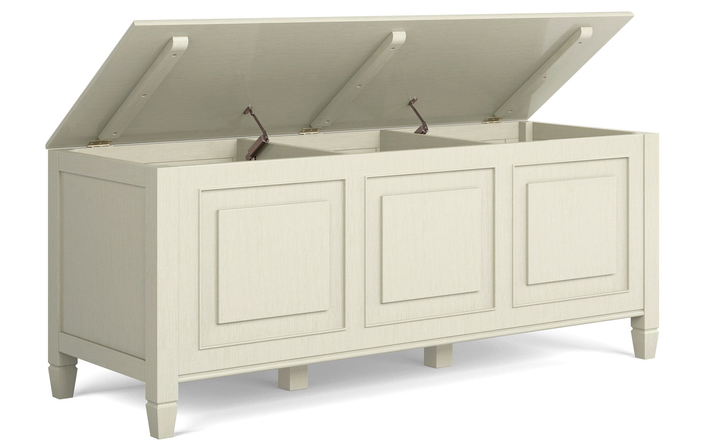 Antique White | Connaught Medium Storage Bench Trunk