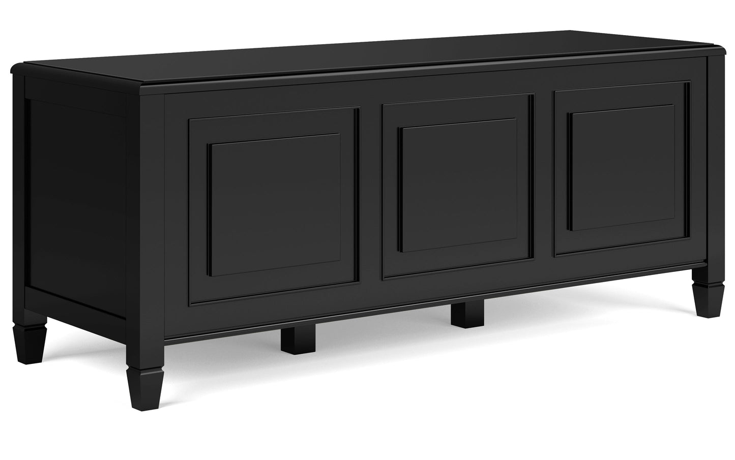 Black | Connaught Medium Storage Bench Trunk