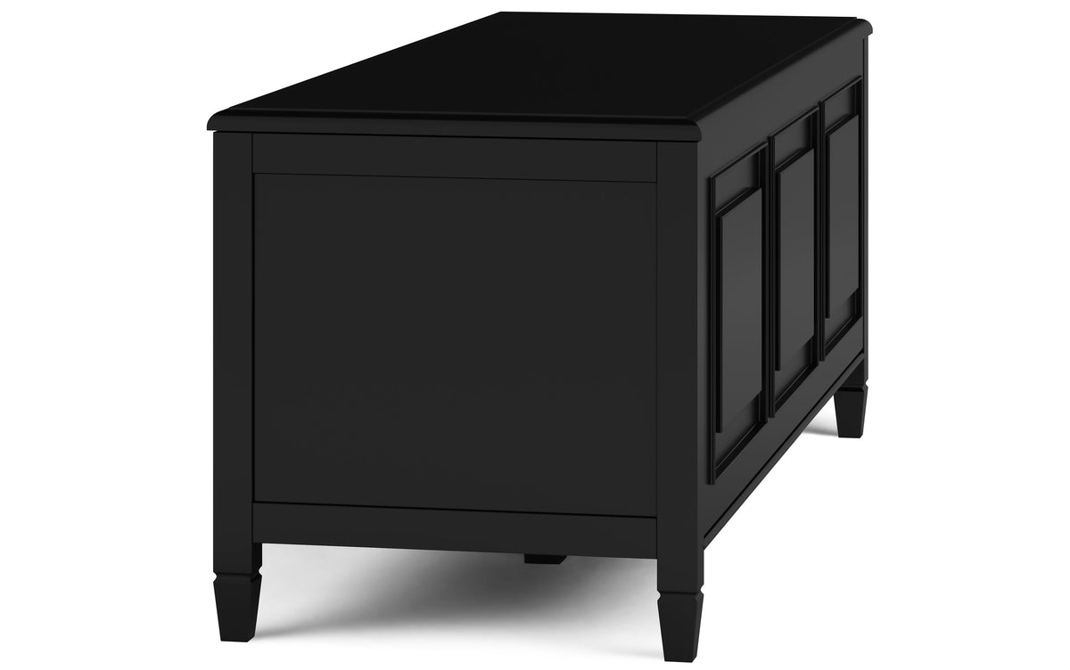 Black | Connaught Medium Storage Bench Trunk
