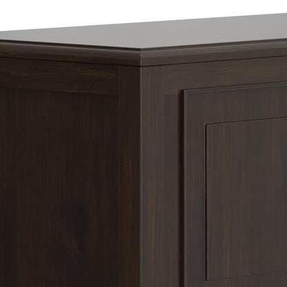 Dark Chestnut Brown | Connaught 63 inch Large Storage Bench Trunk