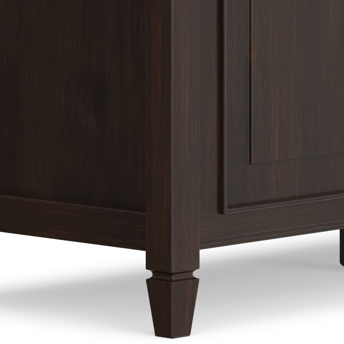 Dark Chestnut Brown | Connaught 63 inch Large Storage Bench Trunk