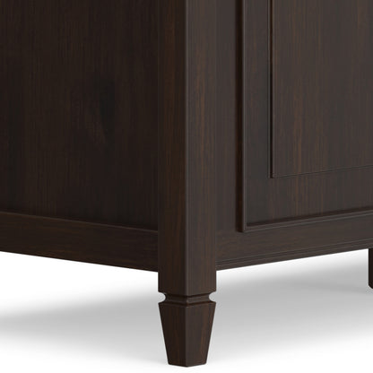 Dark Chestnut Brown | Connaught 63 inch Large Storage Bench Trunk