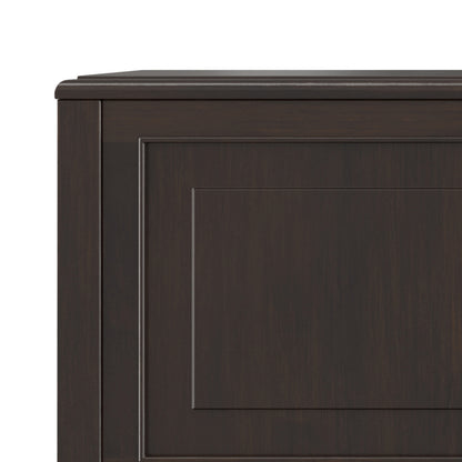 Dark Chestnut Brown | Connaught 63 inch Large Storage Bench Trunk