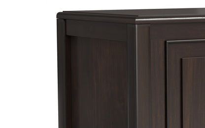 Dark Chestnut Brown | Connaught Small Storage Bench Trunk