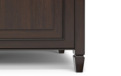 Dark Chestnut Brown | Connaught Small Storage Bench Trunk