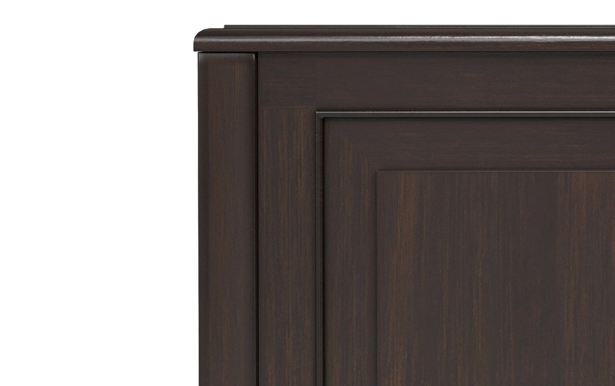 Dark Chestnut Brown | Connaught Small Storage Bench Trunk