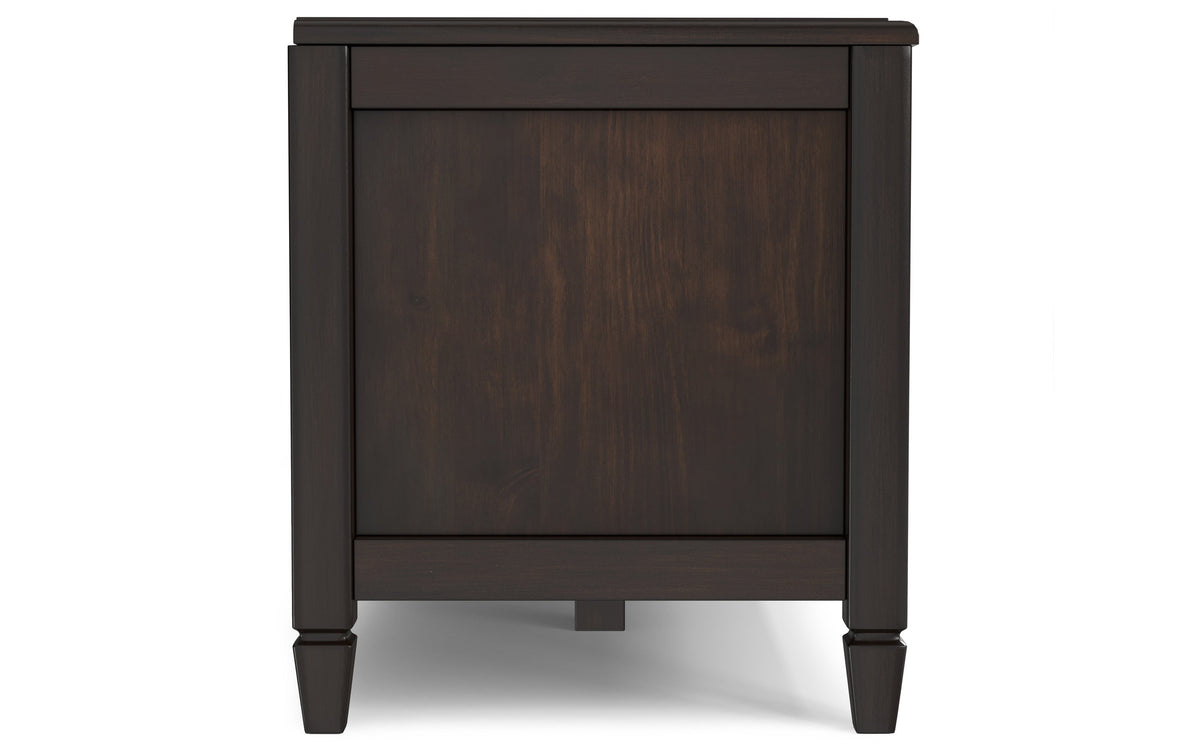 Dark Chestnut Brown | Connaught Small Storage Bench Trunk