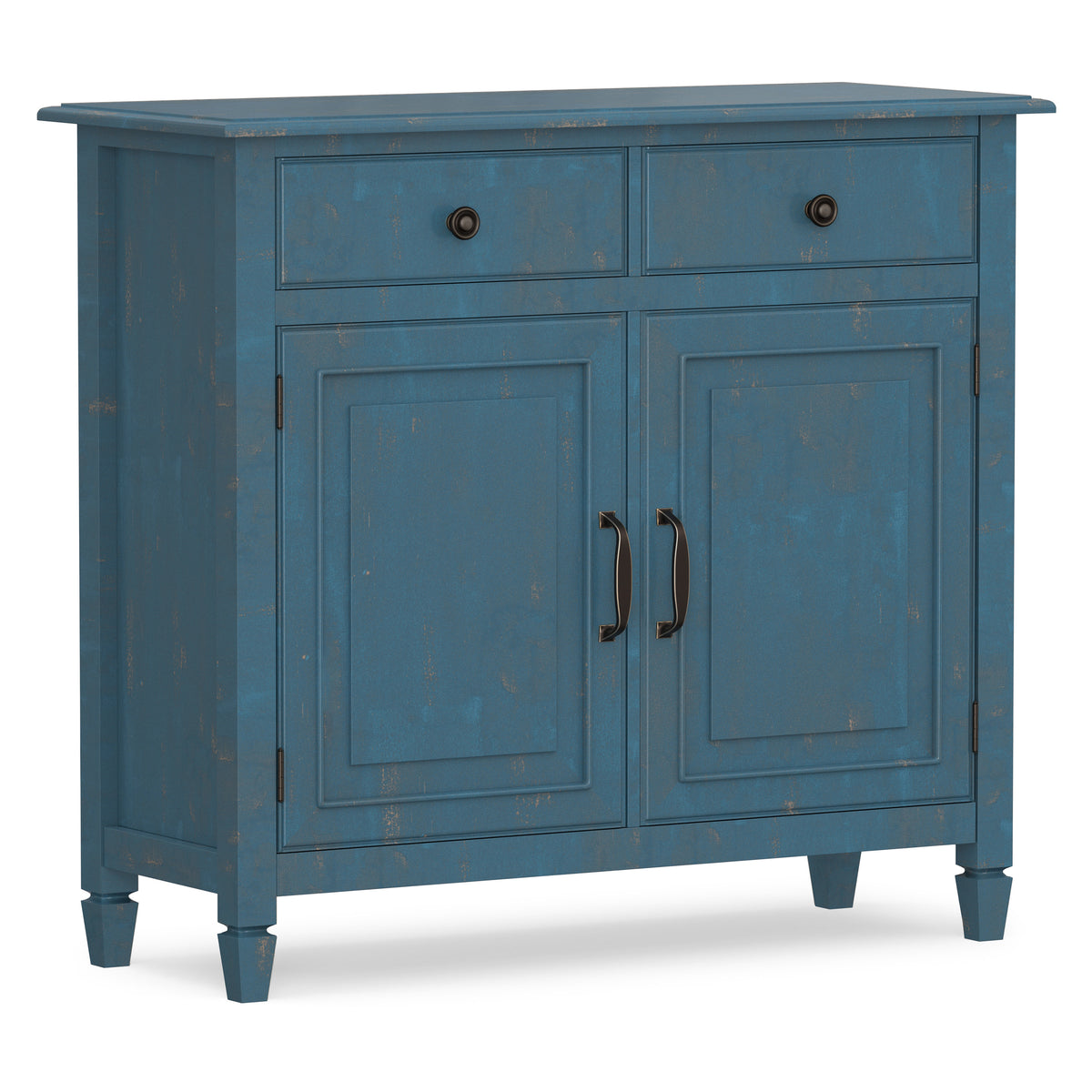 Distressed Coastal Blue | Connaught Entryway Storage Cabinet