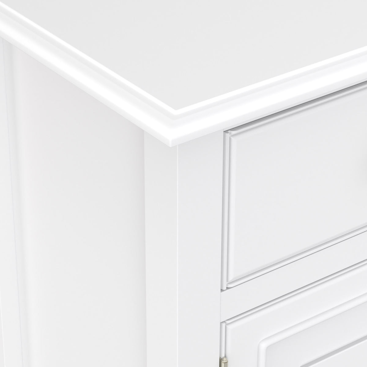 Antique White | Connaught Wide Entryway Storage Cabinet