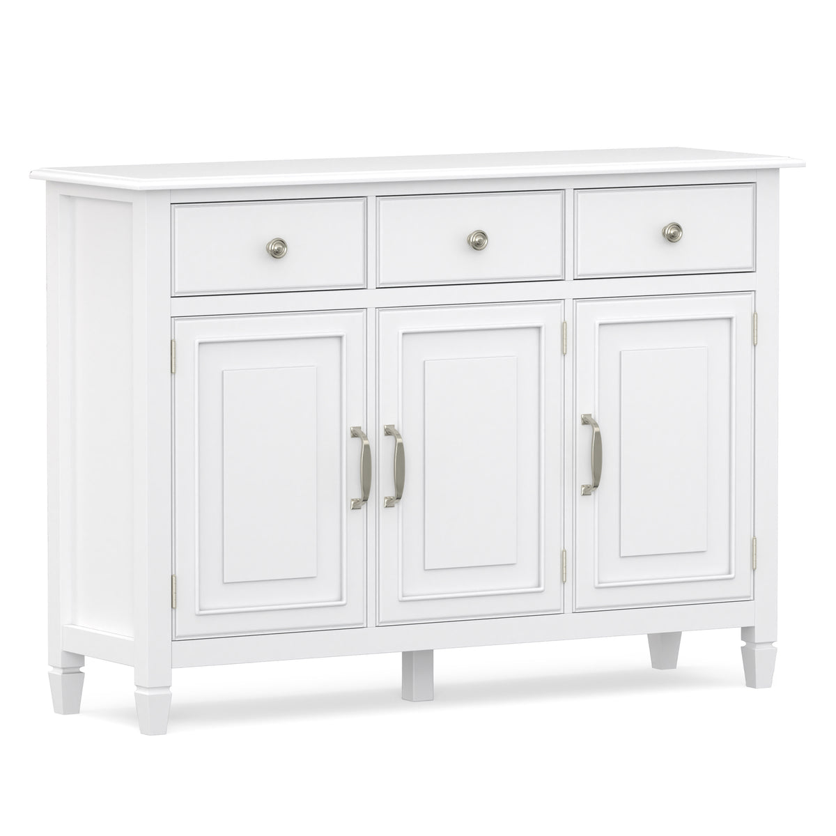 Antique White | Connaught Wide Entryway Storage Cabinet