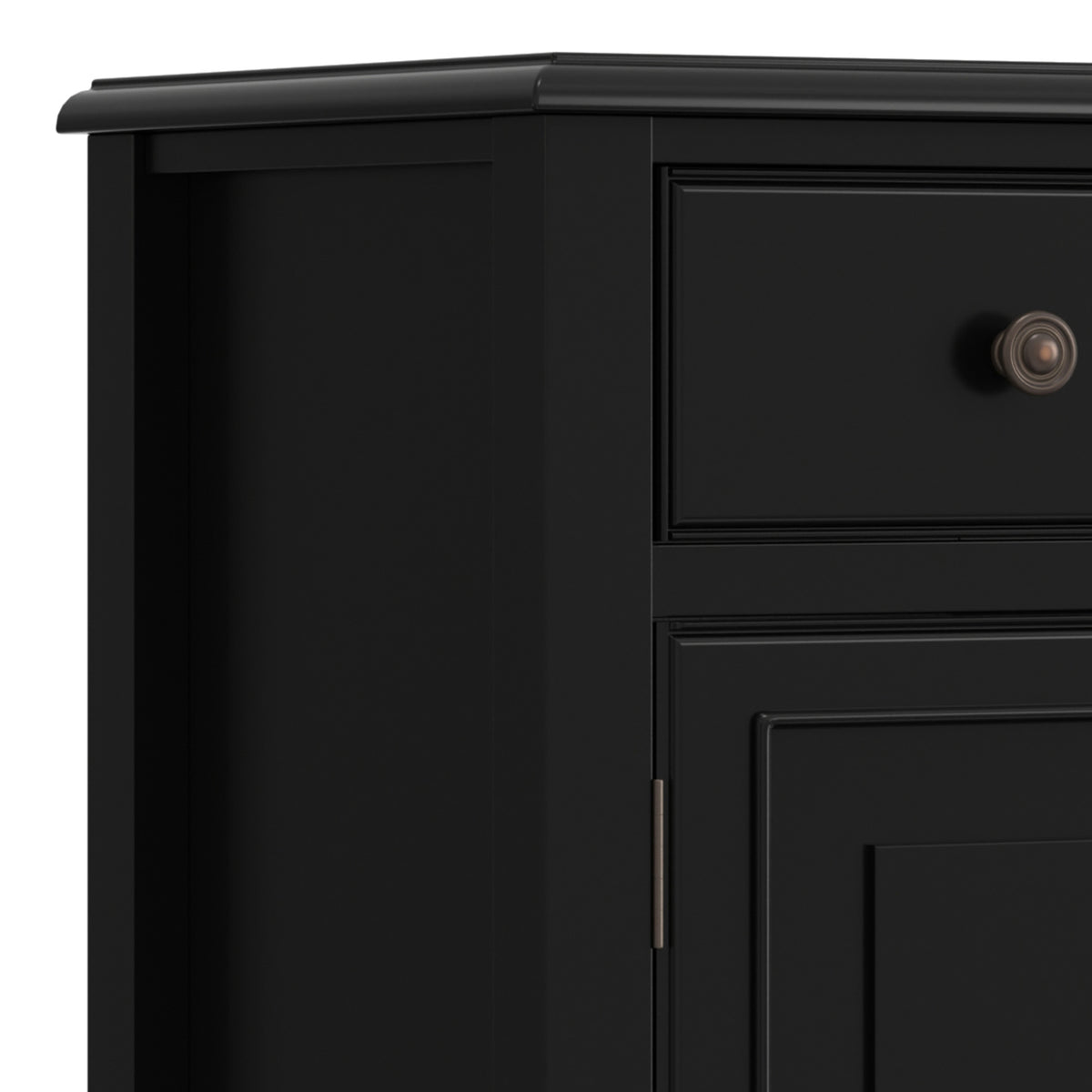 Black | Connaught Large Sideboard Buffet Storage Cabinet
