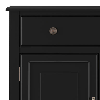 Black | Connaught Large Sideboard Buffet Storage Cabinet