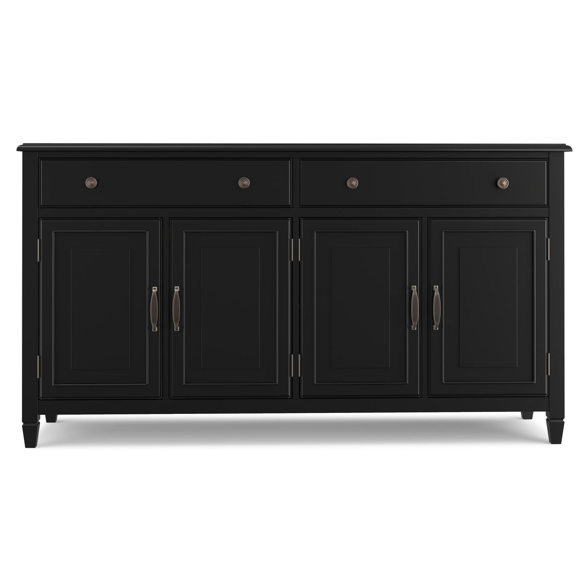 Black | Connaught Large Sideboard Buffet Storage Cabinet