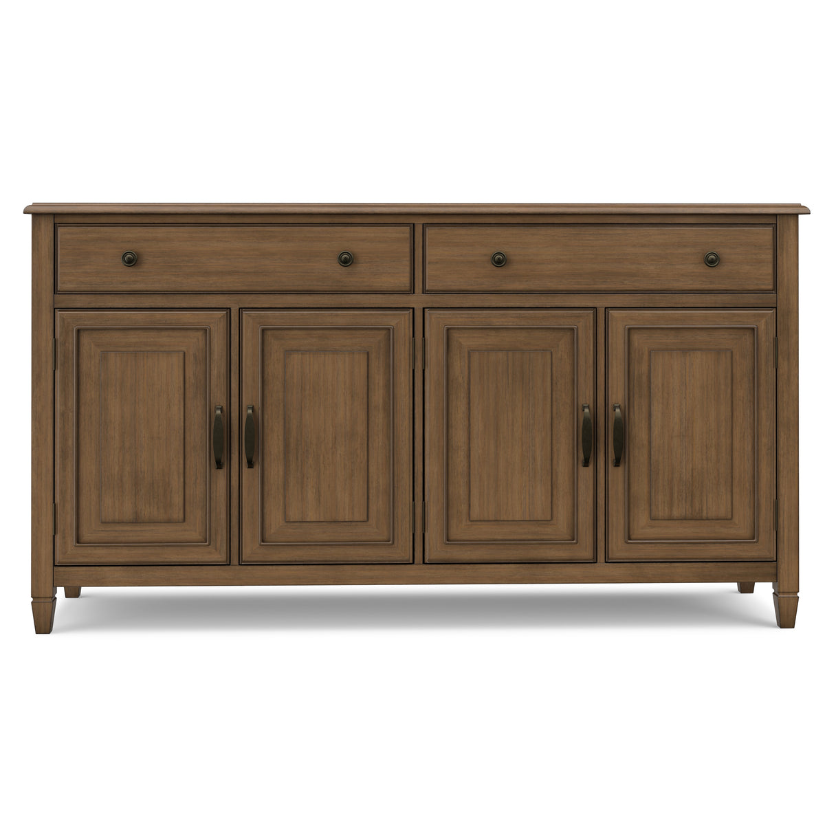 Rustic Natural Aged Brown | Connaught Large Sideboard Buffet Storage Cabinet