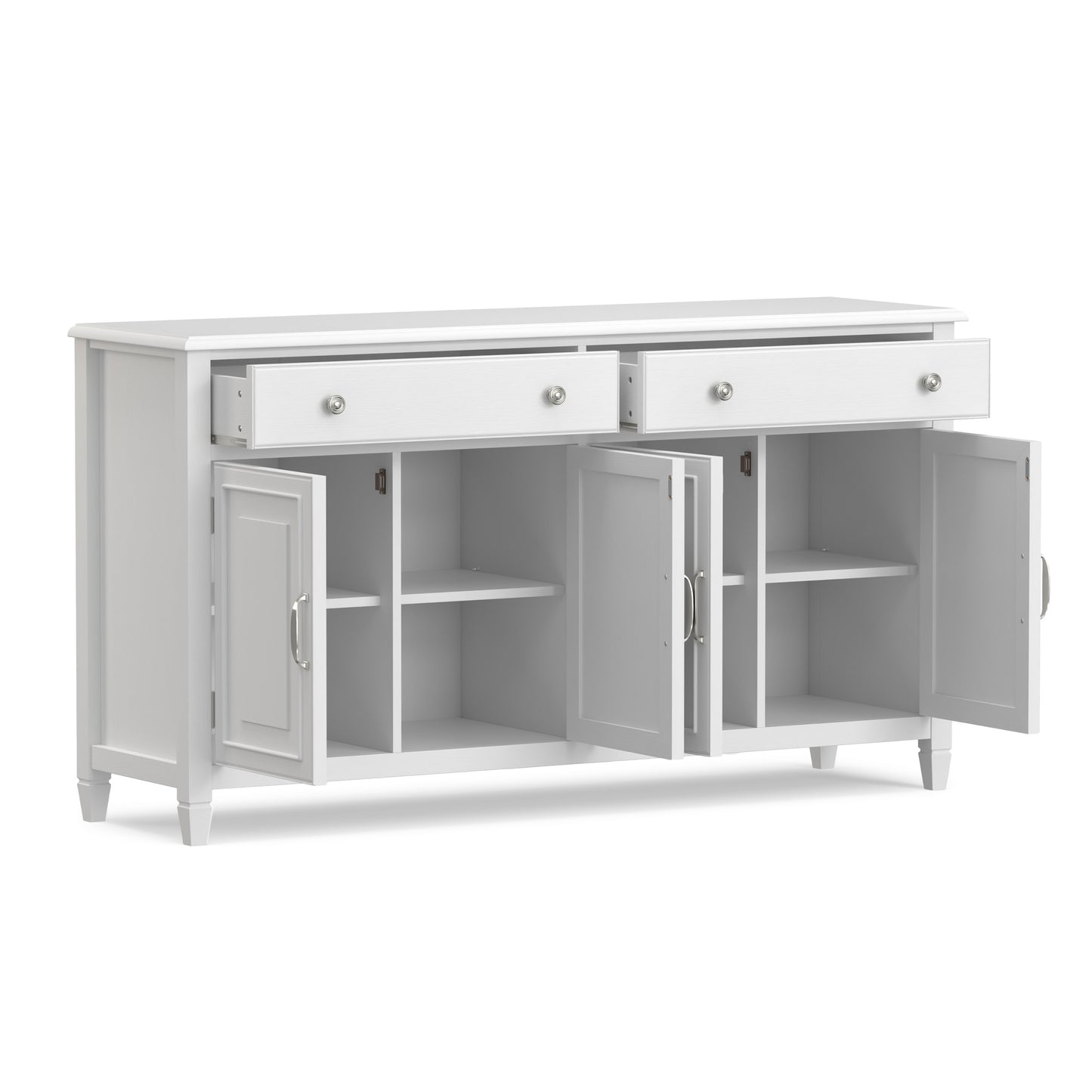 White | Connaught Large Sideboard Buffet Storage Cabinet