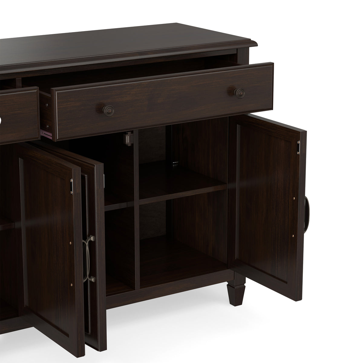 Dark Chestnut Brown | Connaught Large Sideboard Buffet Storage Cabinet