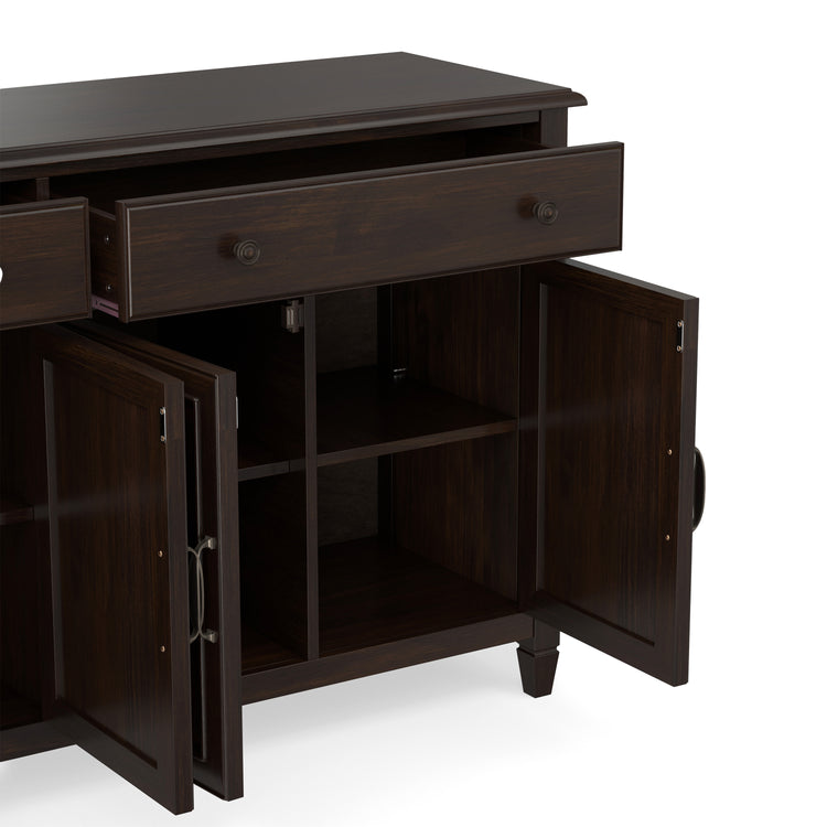 Dark Chestnut Brown | Connaught Large Sideboard Buffet Storage Cabinet