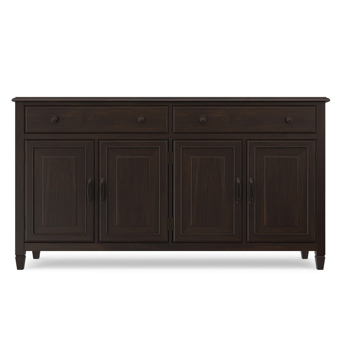 Dark Chestnut Brown | Connaught Large Sideboard Buffet Storage Cabinet