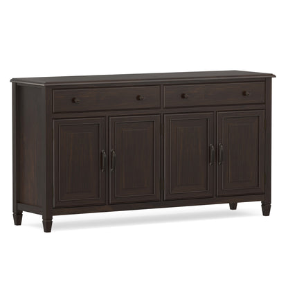 Dark Chestnut Brown | Connaught Large Sideboard Buffet Storage Cabinet