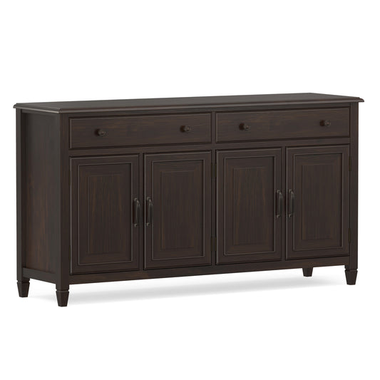 Dark Chestnut Brown | Connaught Large Sideboard Buffet Storage Cabinet