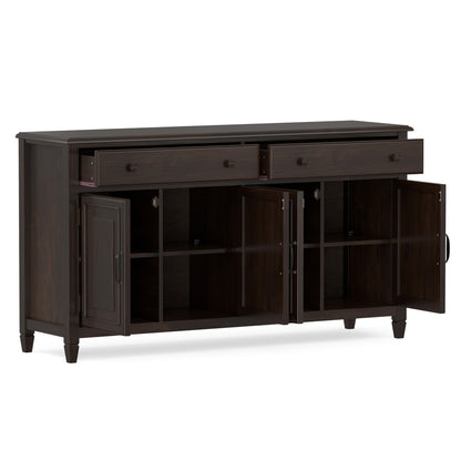 Dark Chestnut Brown | Connaught Large Sideboard Buffet Storage Cabinet
