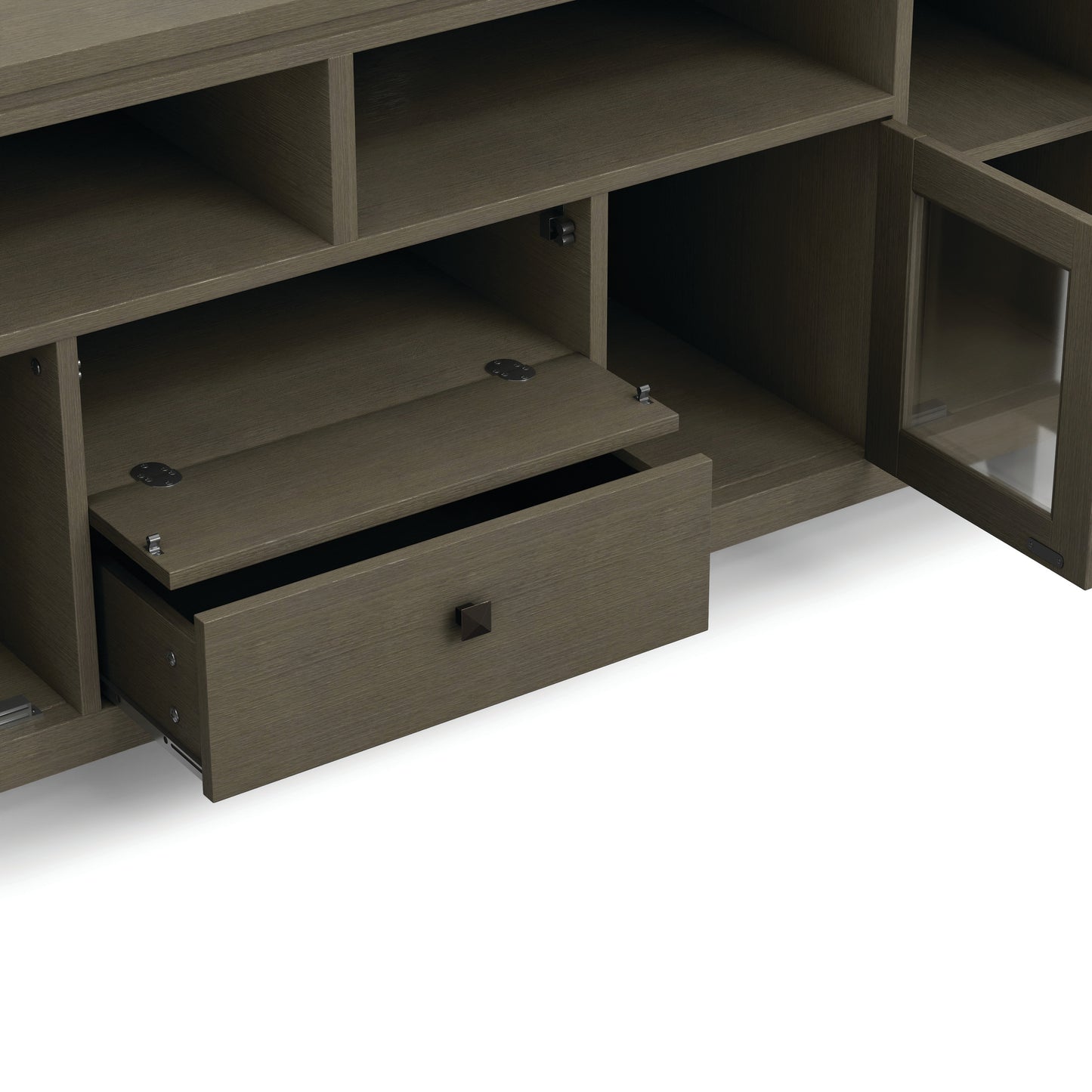 Farmhouse Grey | Cosmopolitan 72 inch TV Stand in Farmhouse Grey