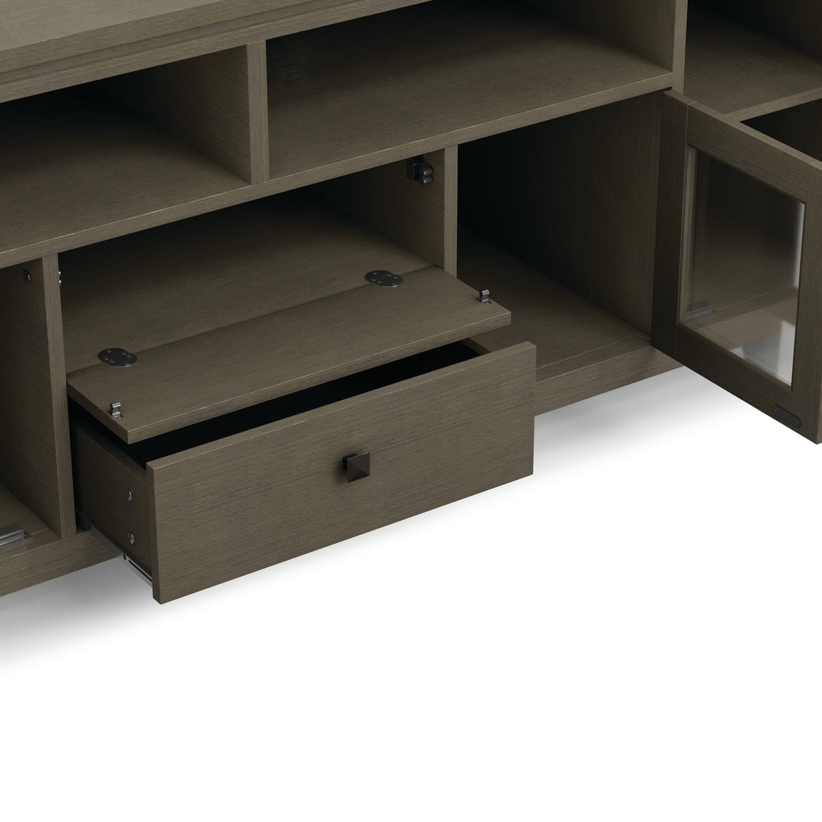 Farmhouse Grey | Cosmopolitan 72 inch TV Stand in Farmhouse Grey