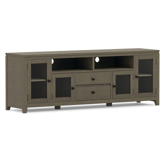 Farmhouse Grey | Cosmopolitan 72 inch TV Stand in Farmhouse Grey