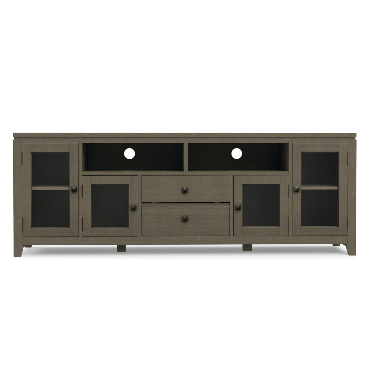 Farmhouse Grey | Cosmopolitan 72 inch TV Stand in Farmhouse Grey