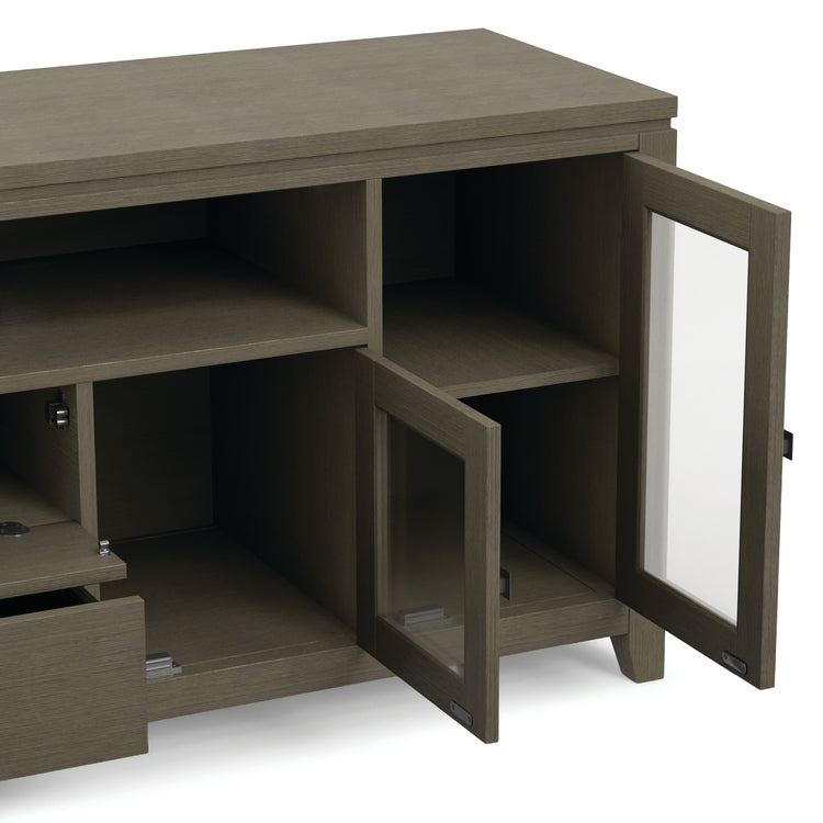 Farmhouse Grey | Cosmopolitan 72 inch TV Stand in Farmhouse Grey