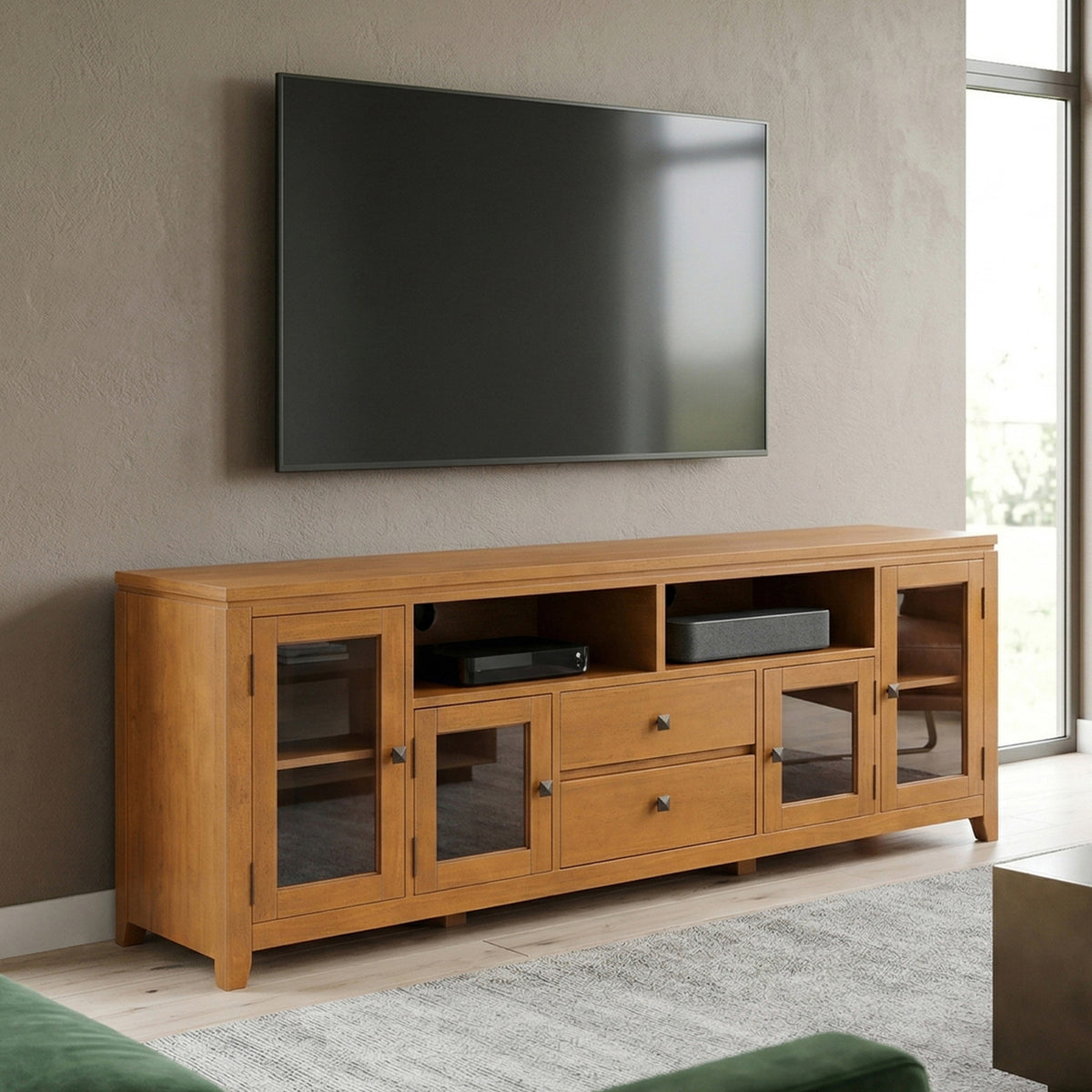 Light Golden Brown | Cosmopolitan 72 inch TV Stand