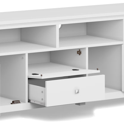 White | Cosmopolitan 72 inch TV Stand in White