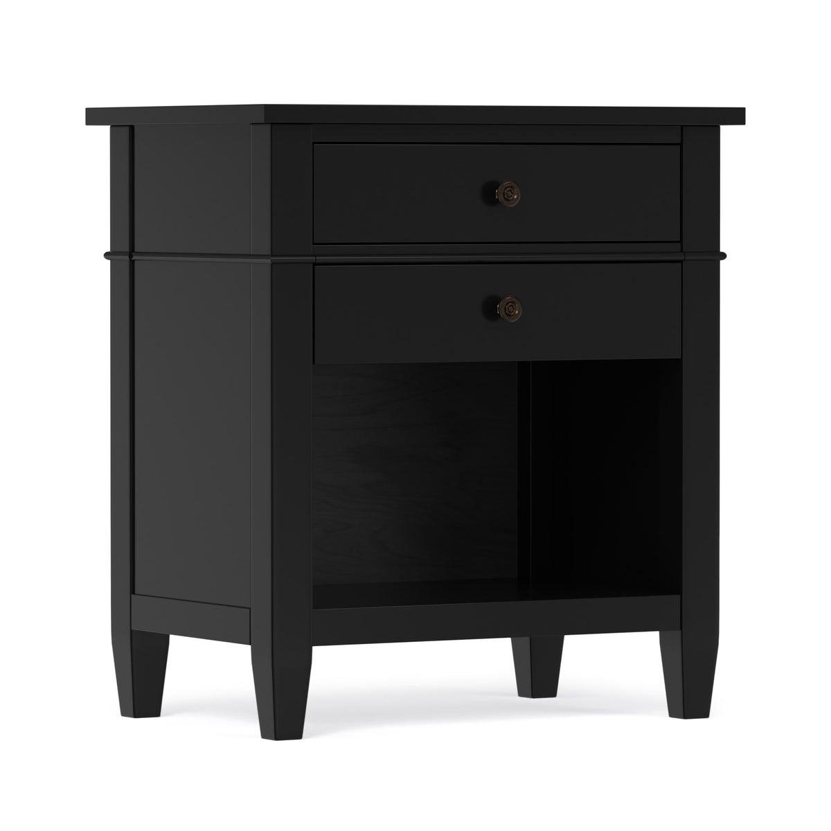 Black | Carlton Bedside Table