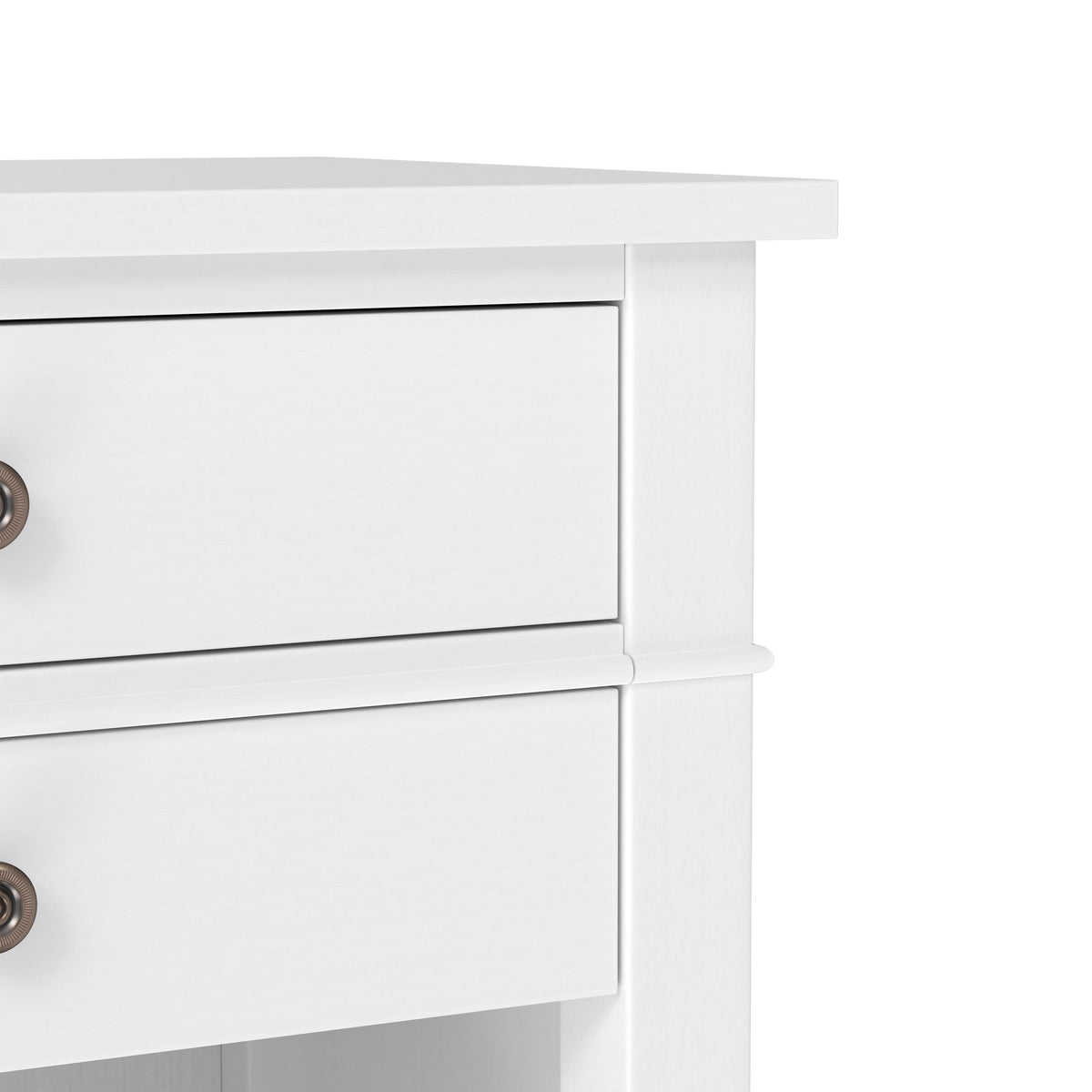 White | Carlton Bedside Table