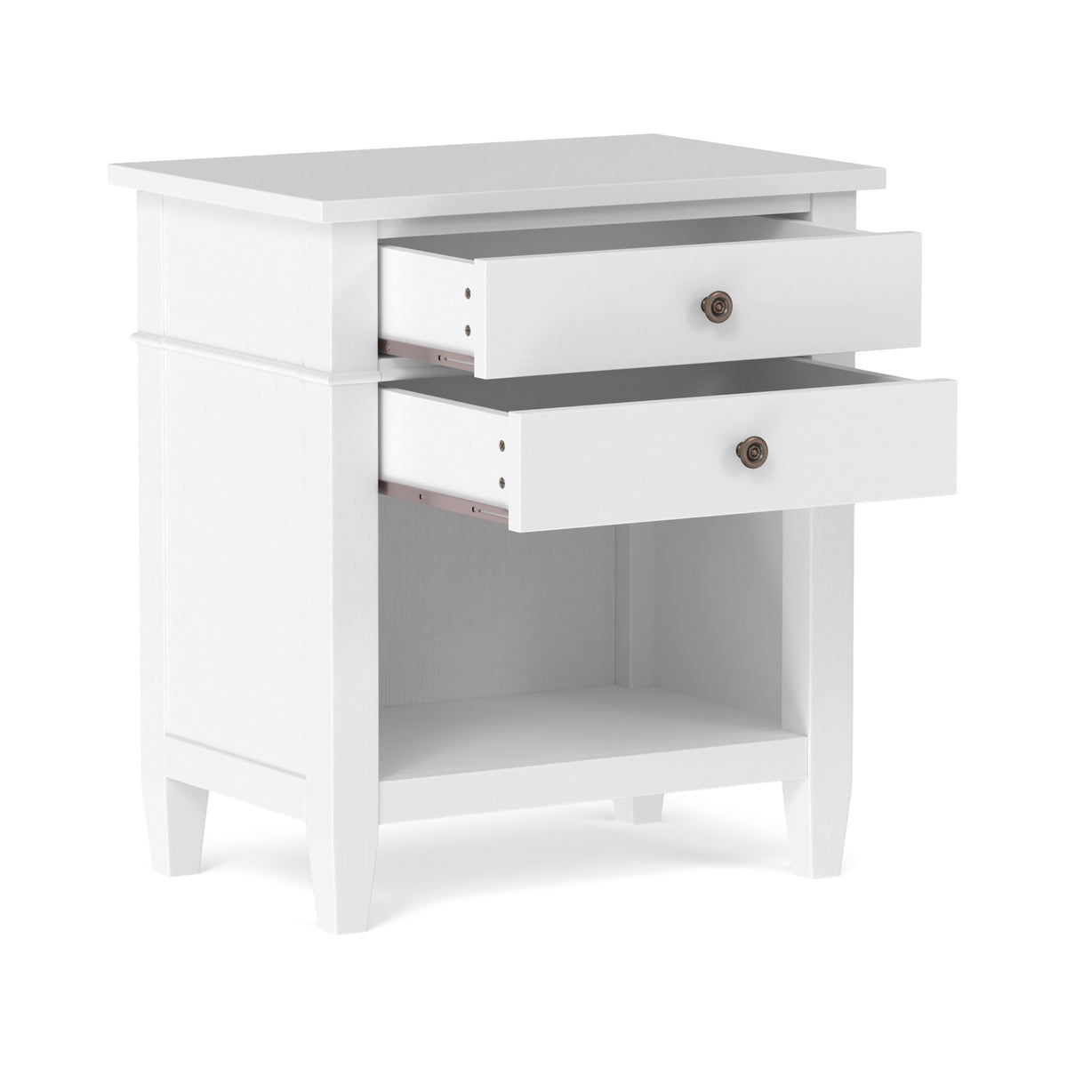 White | Carlton Bedside Table
